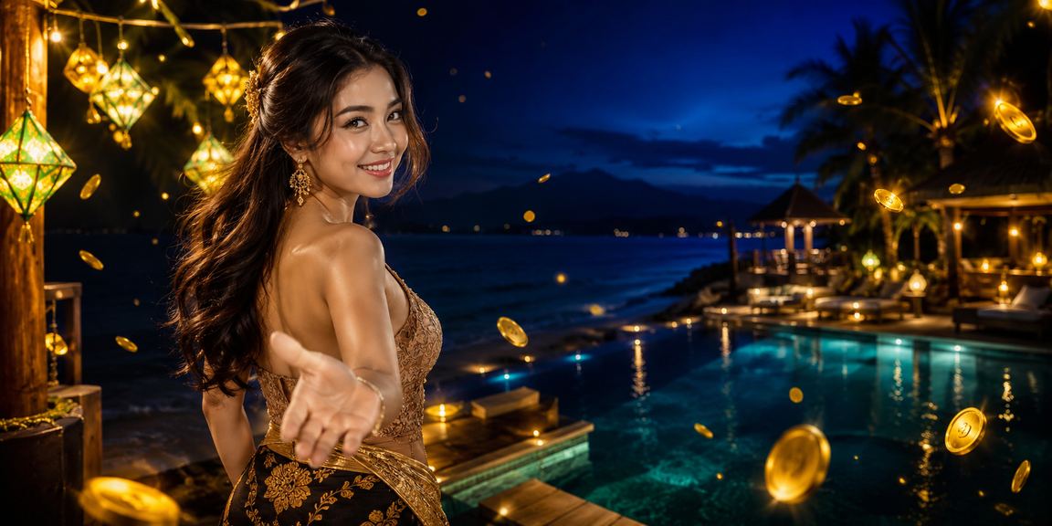 Suasana pantai Vietnam dengan pengguna VIP menikmati bonus dan informasi taruhan eksklusif