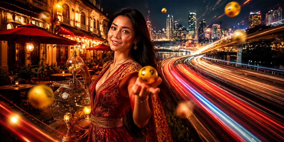 Suasana warung kopi Vietnam dengan layar undian lotre, menggambarkan akses kasual platform di sore hari